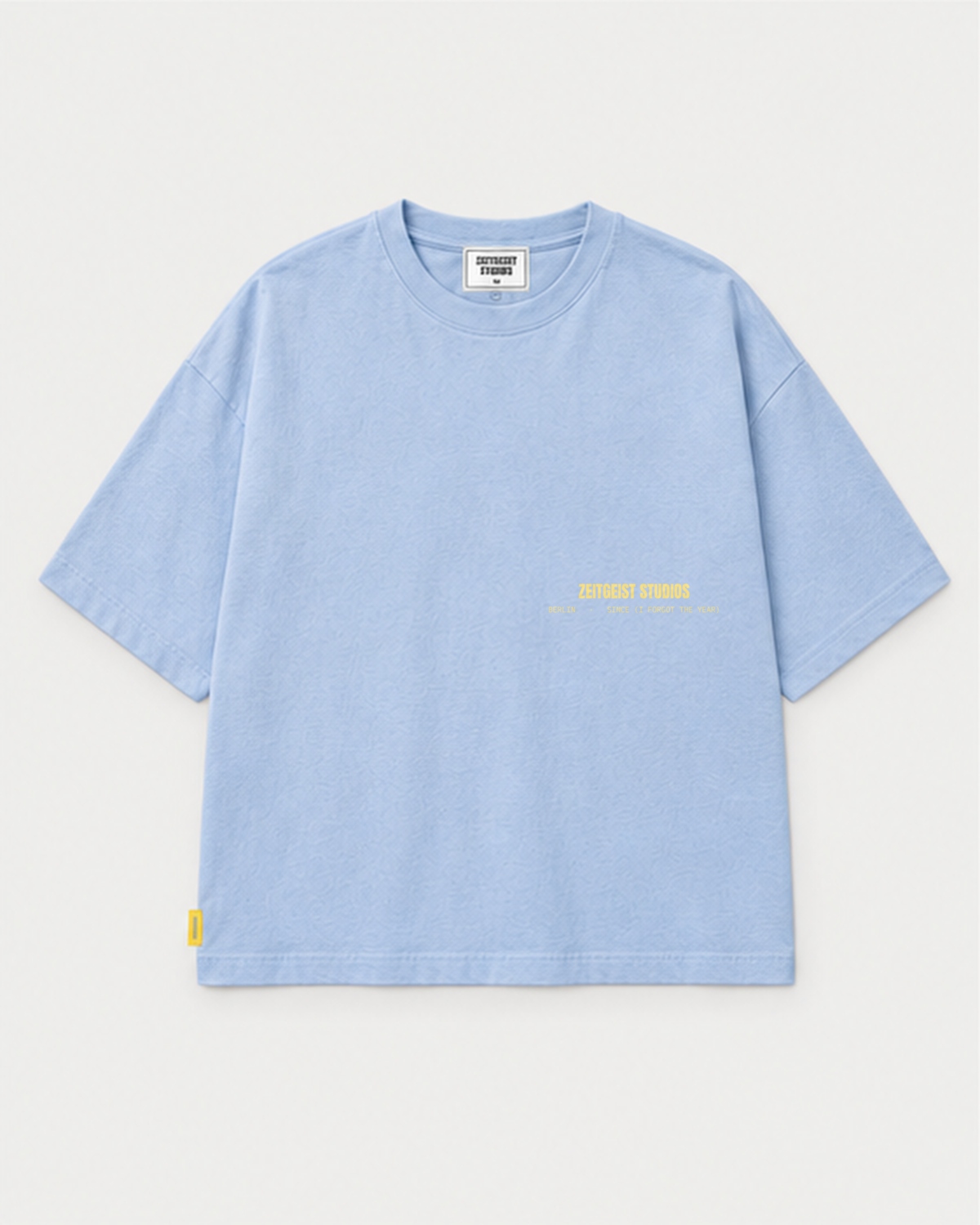 Heliophilia Oversized T-Shirt in Pastellblau – Zeitgeist Studios