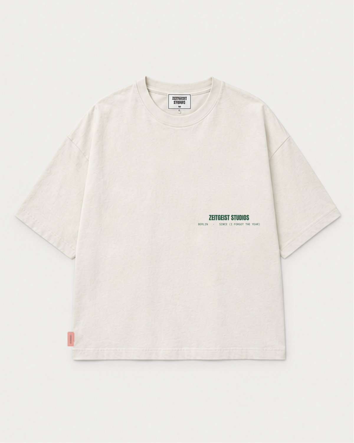 Out of Office Oversized T-Shirt in Creme – Zeitgeist Studios